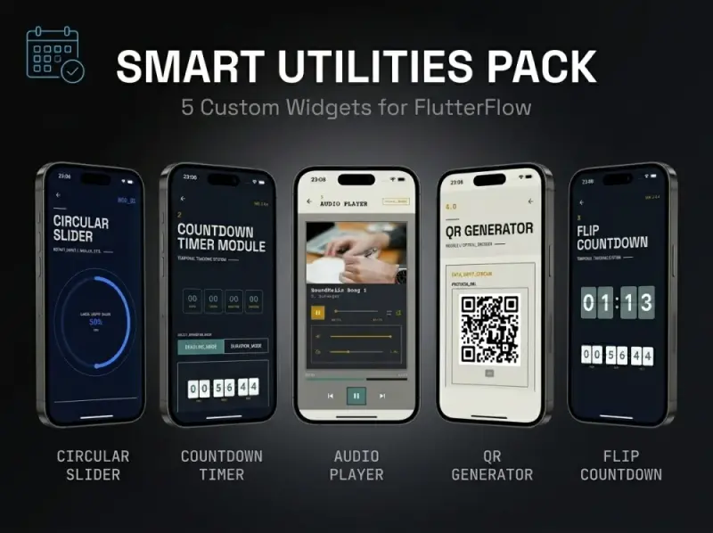 Smart Utilities Pack — FlutterFlow Template Smart Utilities Pack — FlutterFlow Template