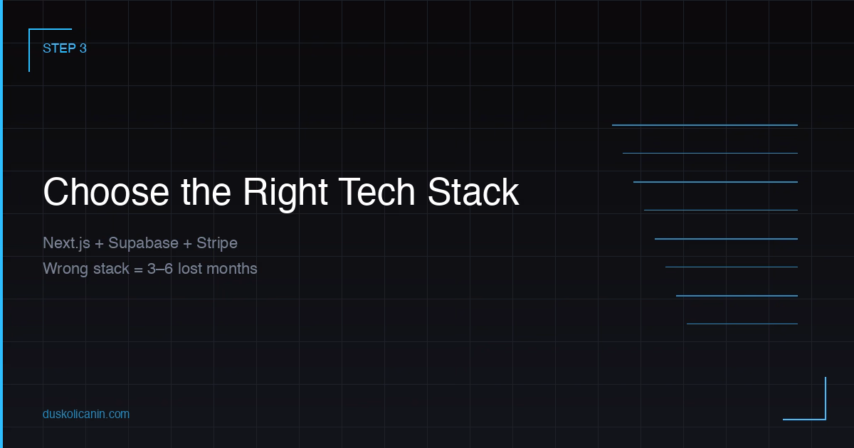 SaaS MVP tech stack