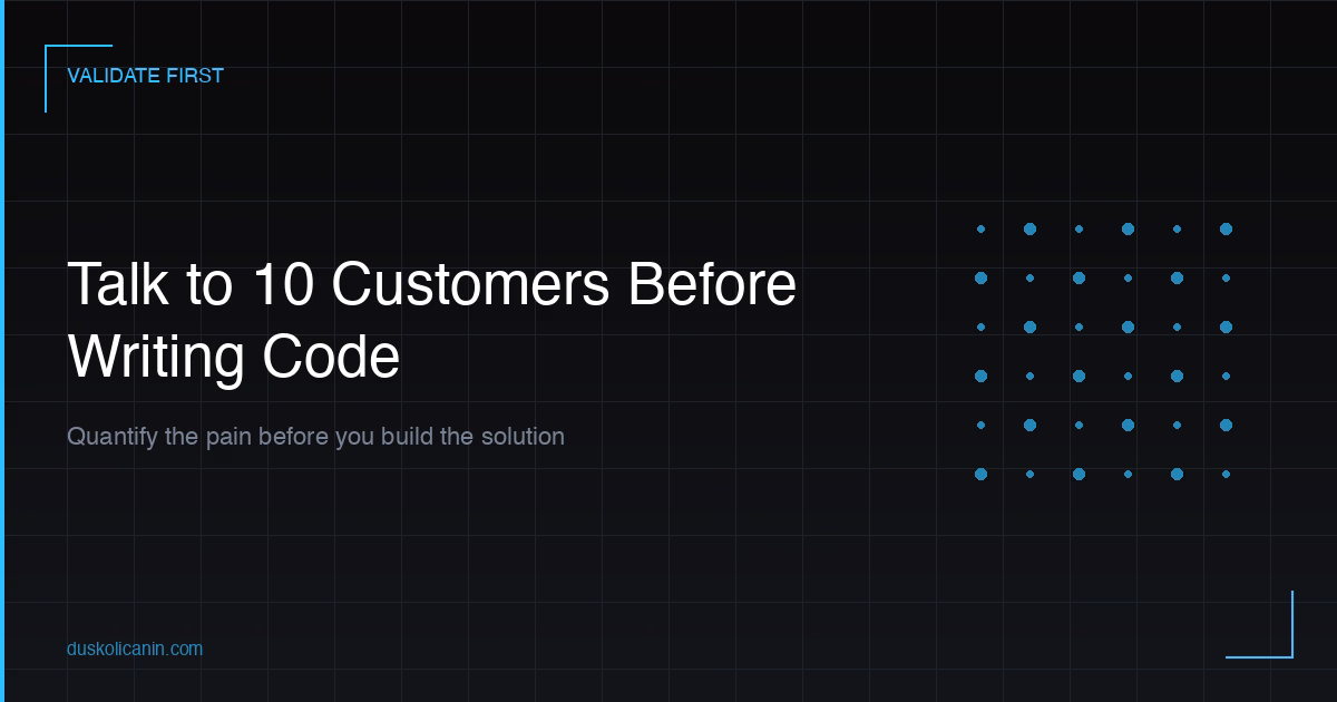Validating your SaaS idea
